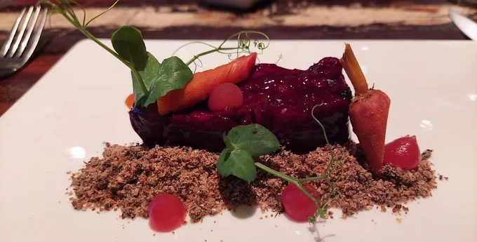 Heerlijk dessert fine dining